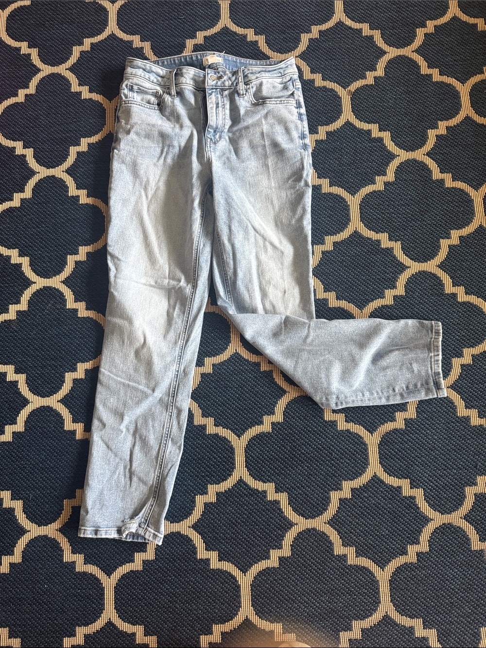 Maurices Light Blue high rise slim Straight Leg Jeans